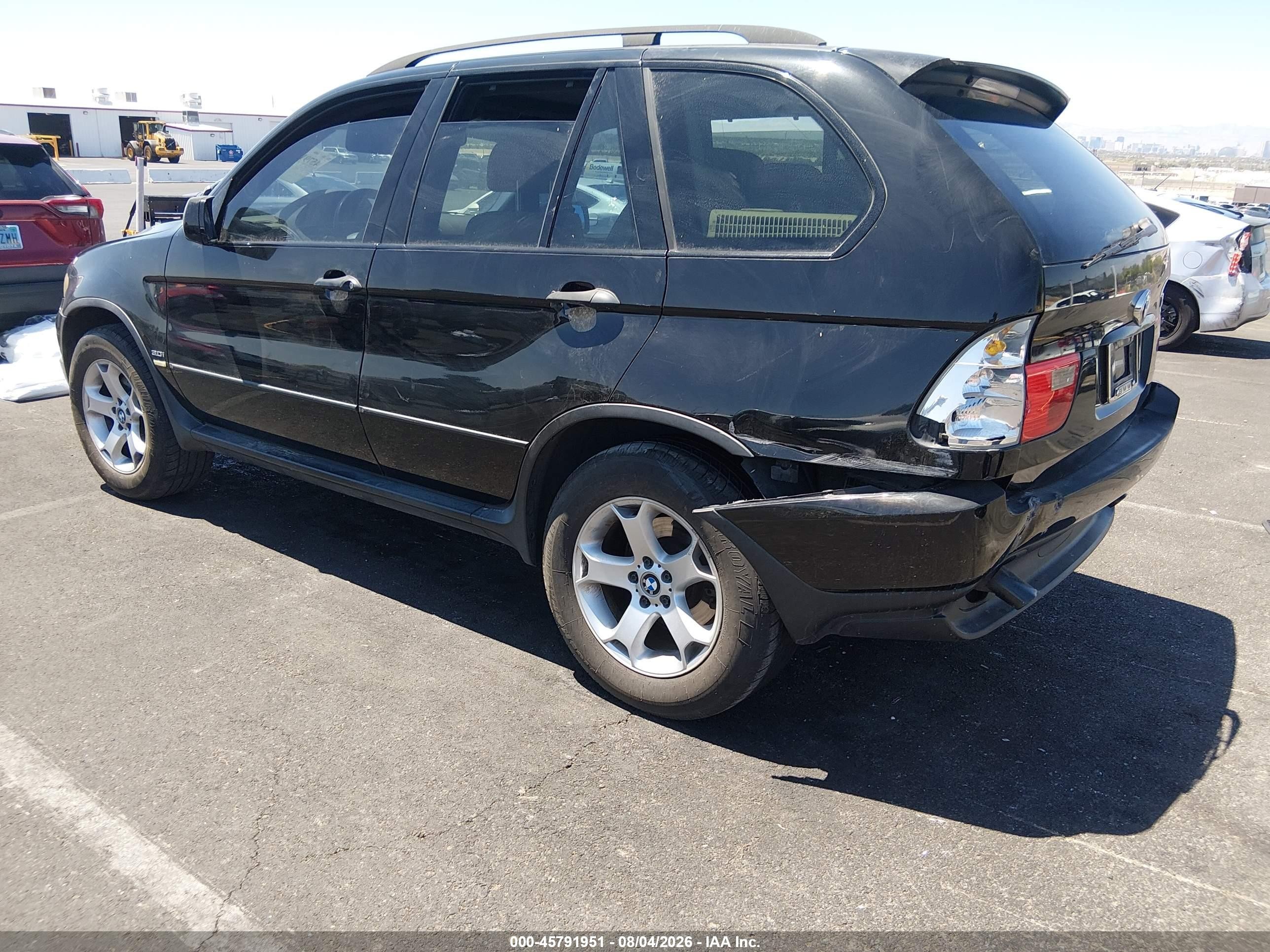 2006 Bmw X5 3.0i Black vin: 5UXFA13586LY40988