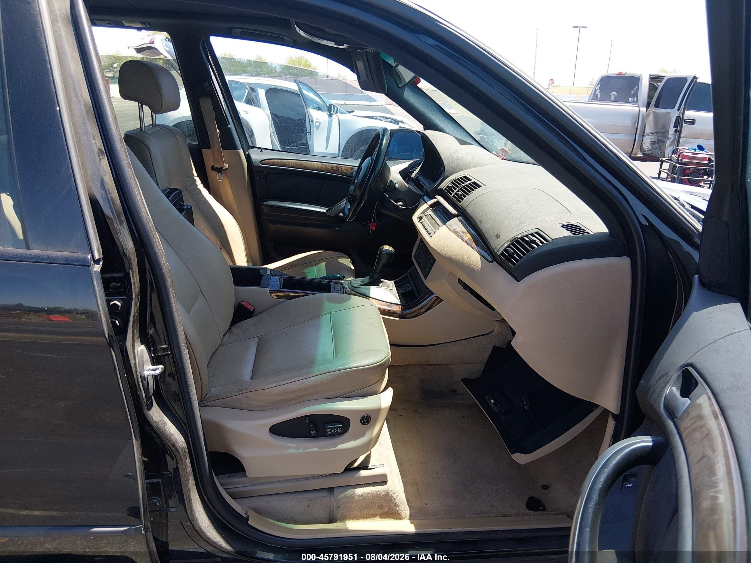 2006 Bmw X5 3.0i Black vin: 5UXFA13586LY40988