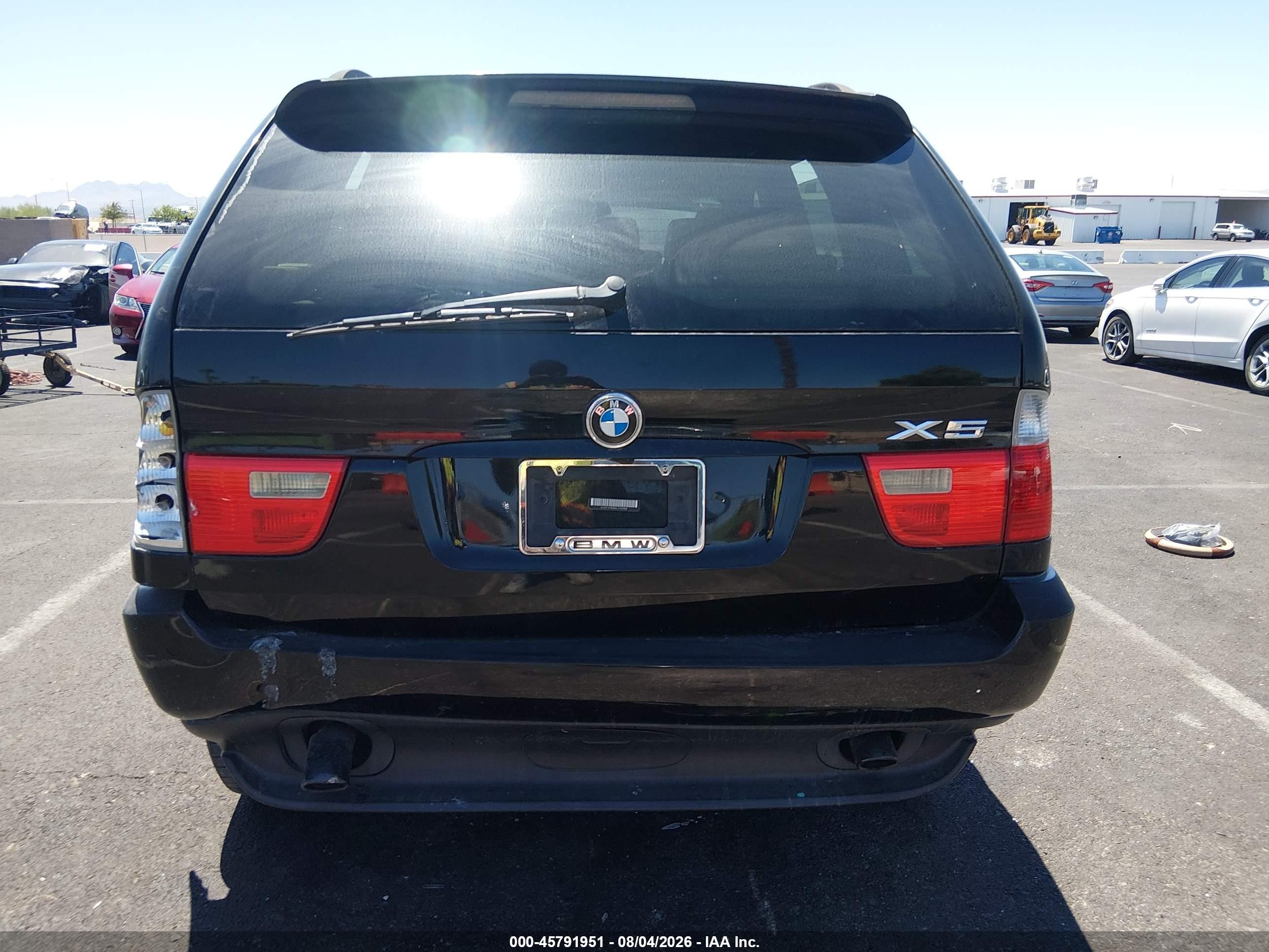 2006 Bmw X5 3.0i Black vin: 5UXFA13586LY40988