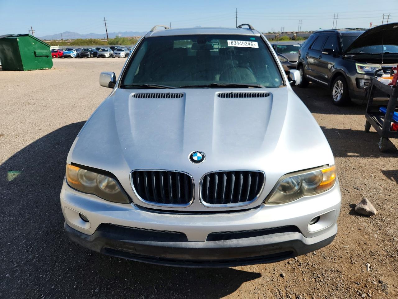 2004 Bmw X5 3.0i Silver vin: 5UXFA13594LU21917