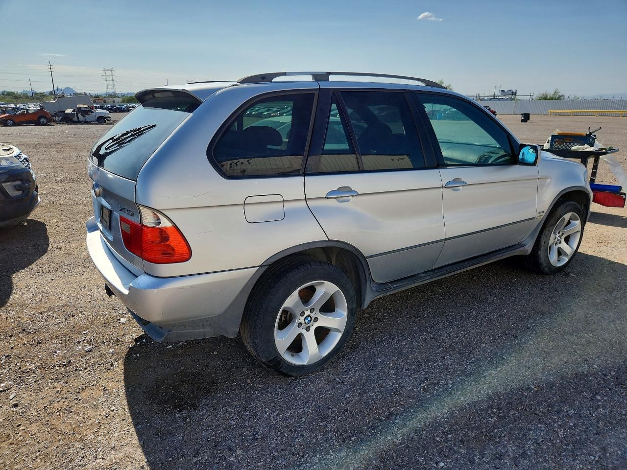 2004 Bmw X5 3.0i Silver vin: 5UXFA13594LU21917
