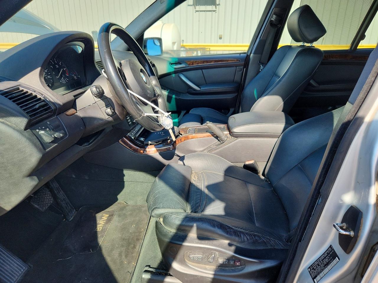 2004 Bmw X5 3.0i Silver vin: 5UXFA13594LU21917