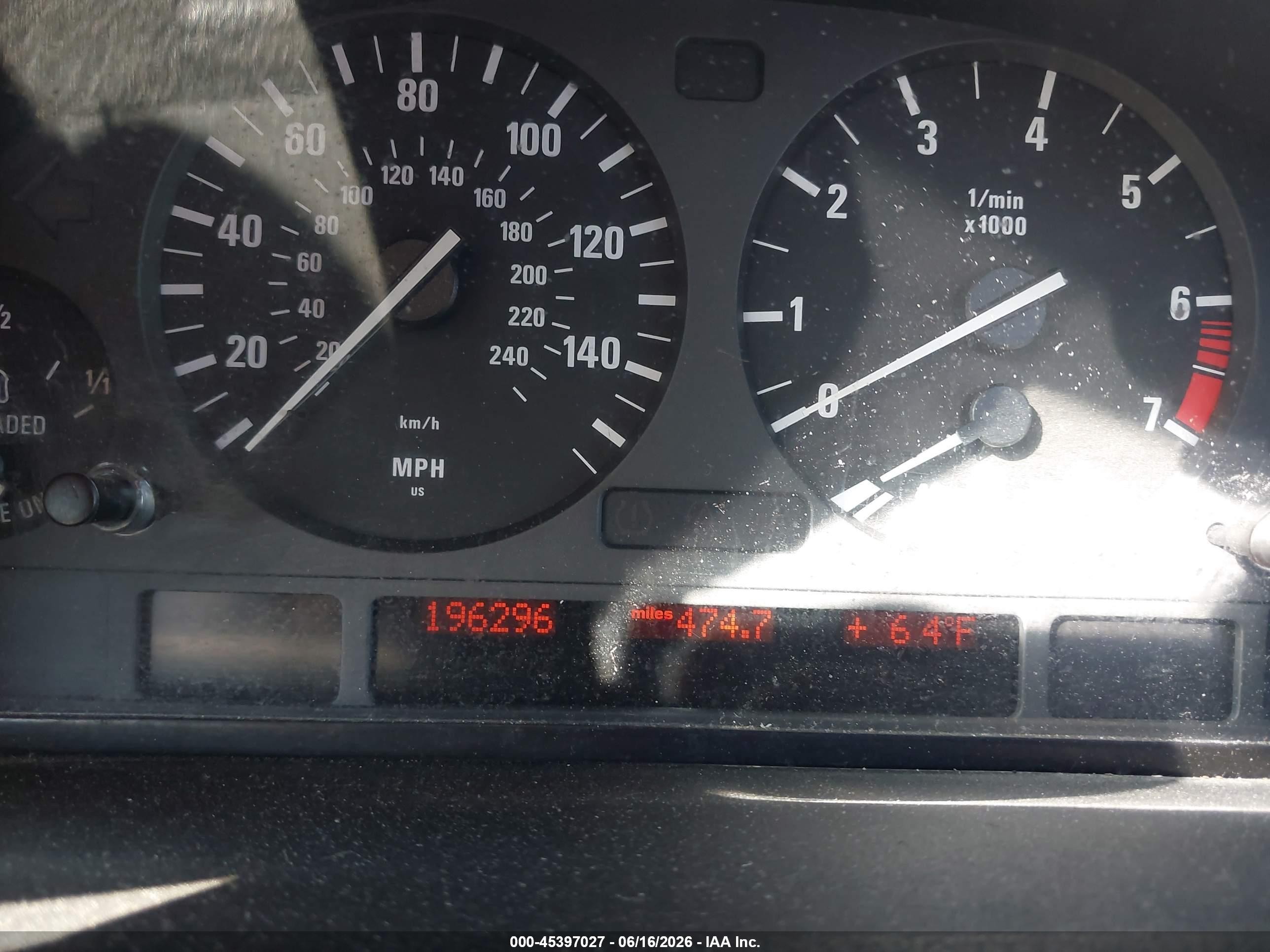 2005 Bmw X5 3.0i Black vin: 5UXFA13595LY13782