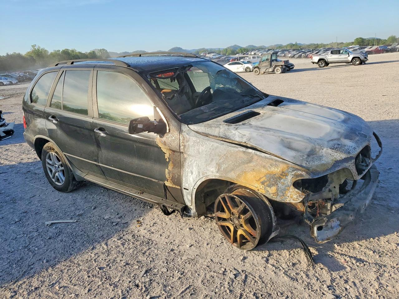 2004 Bmw X5 3.0i Black vin: 5UXFA135X4LU43022