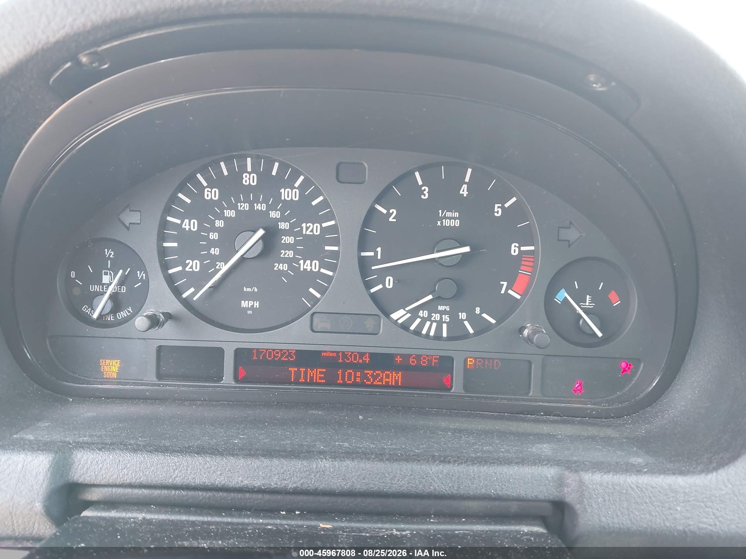 2002 Bmw X5 3.0i Белый vin: 5UXFA53522LP32254