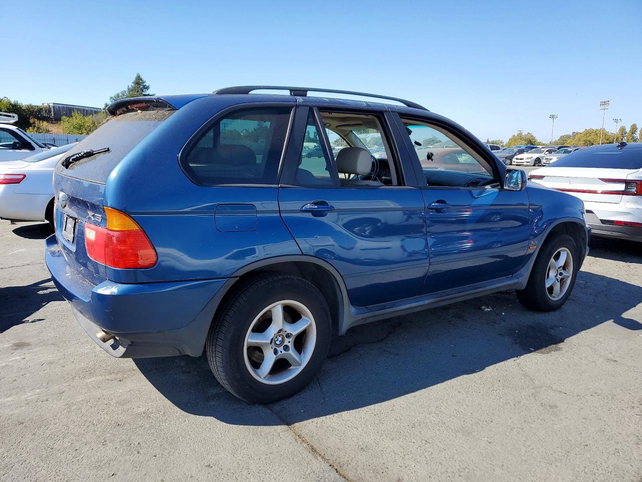 2002 Bmw X5 3.0i Blue vin: 5UXFA53522LP45361
