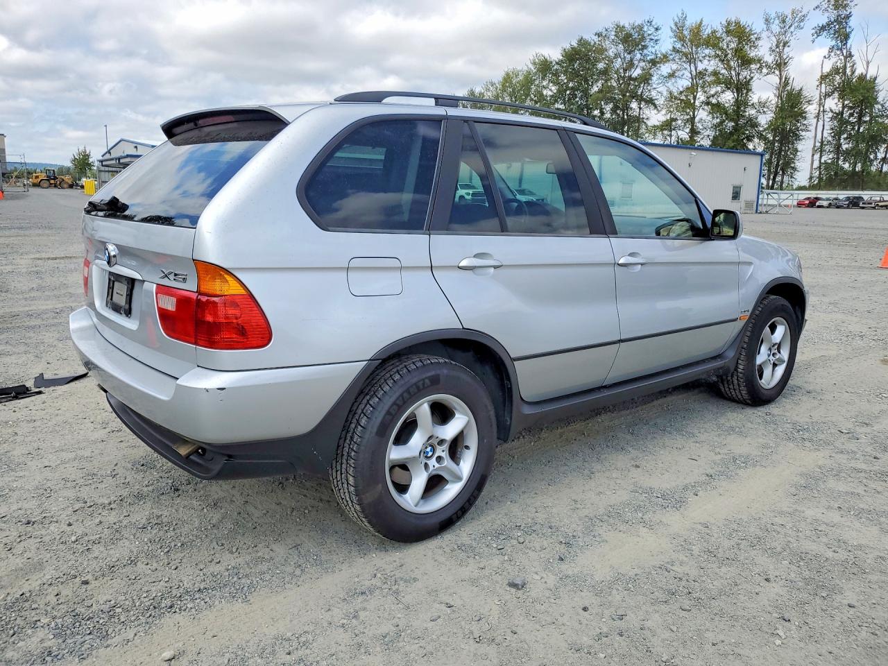 2003 Bmw X5 3.0i Silver vin: 5UXFA53523LW24752