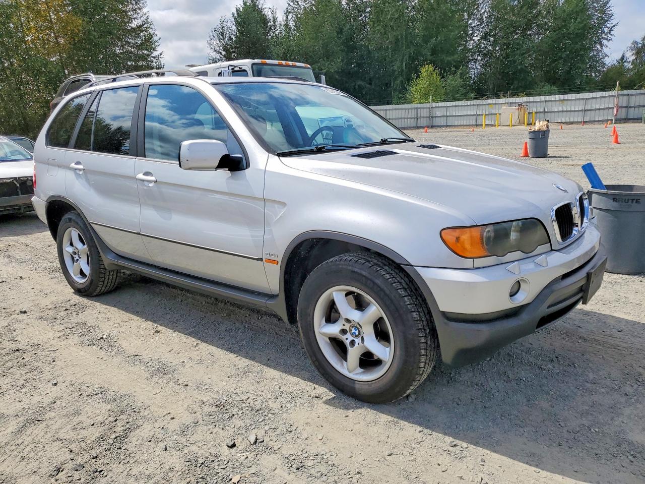 2003 Bmw X5 3.0i Silver vin: 5UXFA53523LW24752