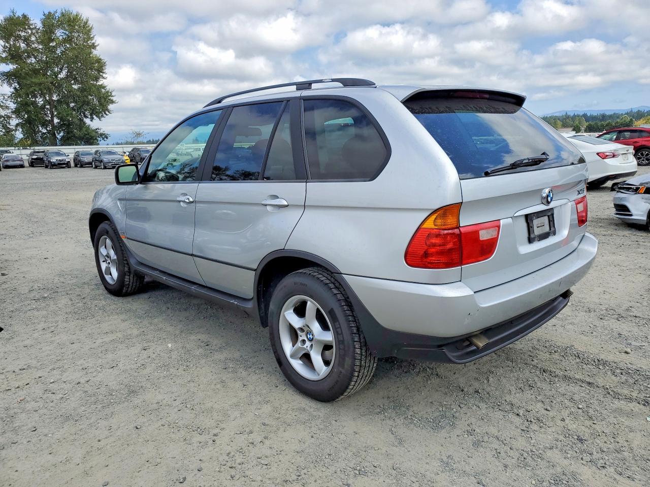 2003 Bmw X5 3.0i Silver vin: 5UXFA53523LW24752