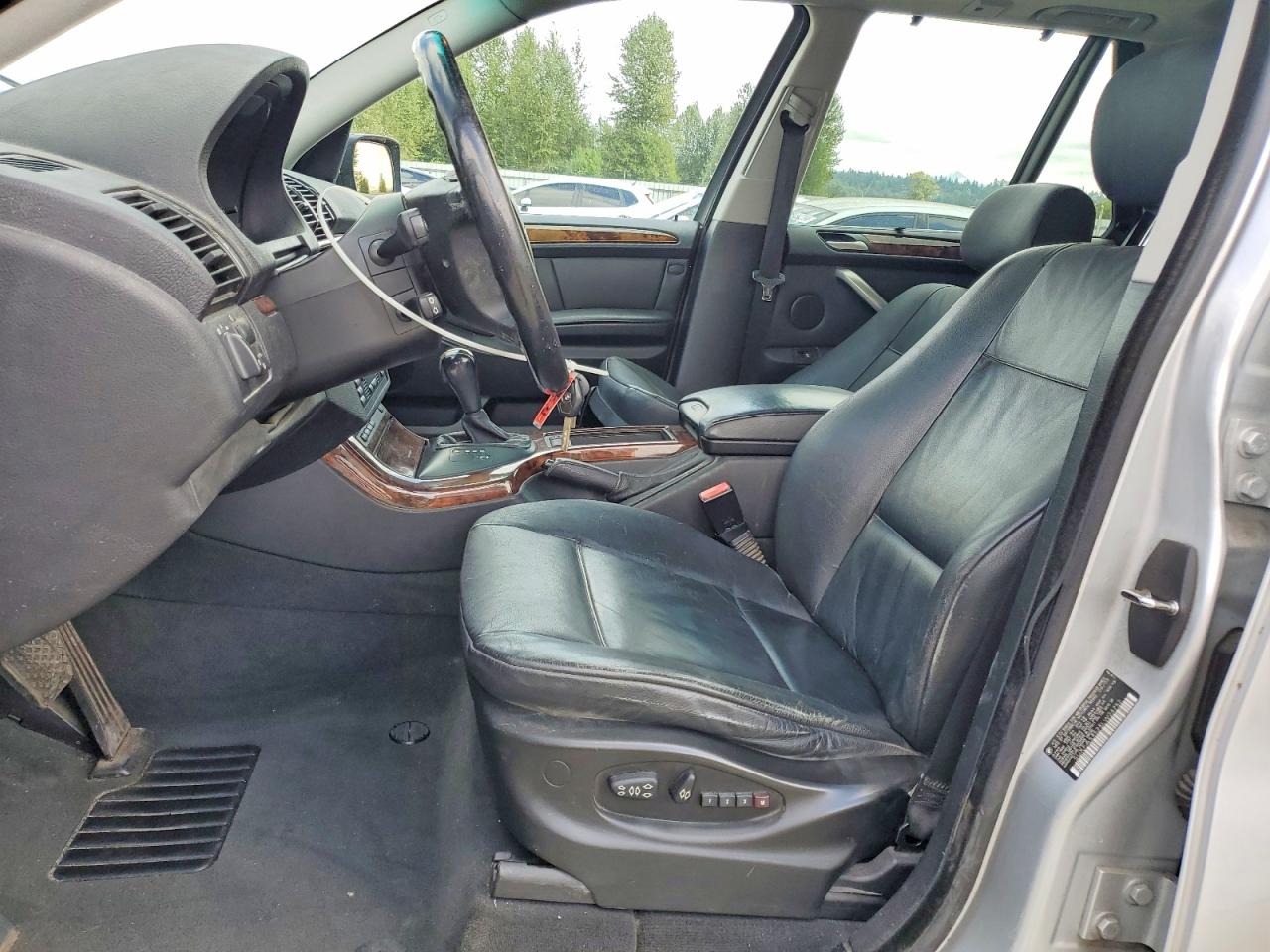 2003 Bmw X5 3.0i Silver vin: 5UXFA53523LW24752