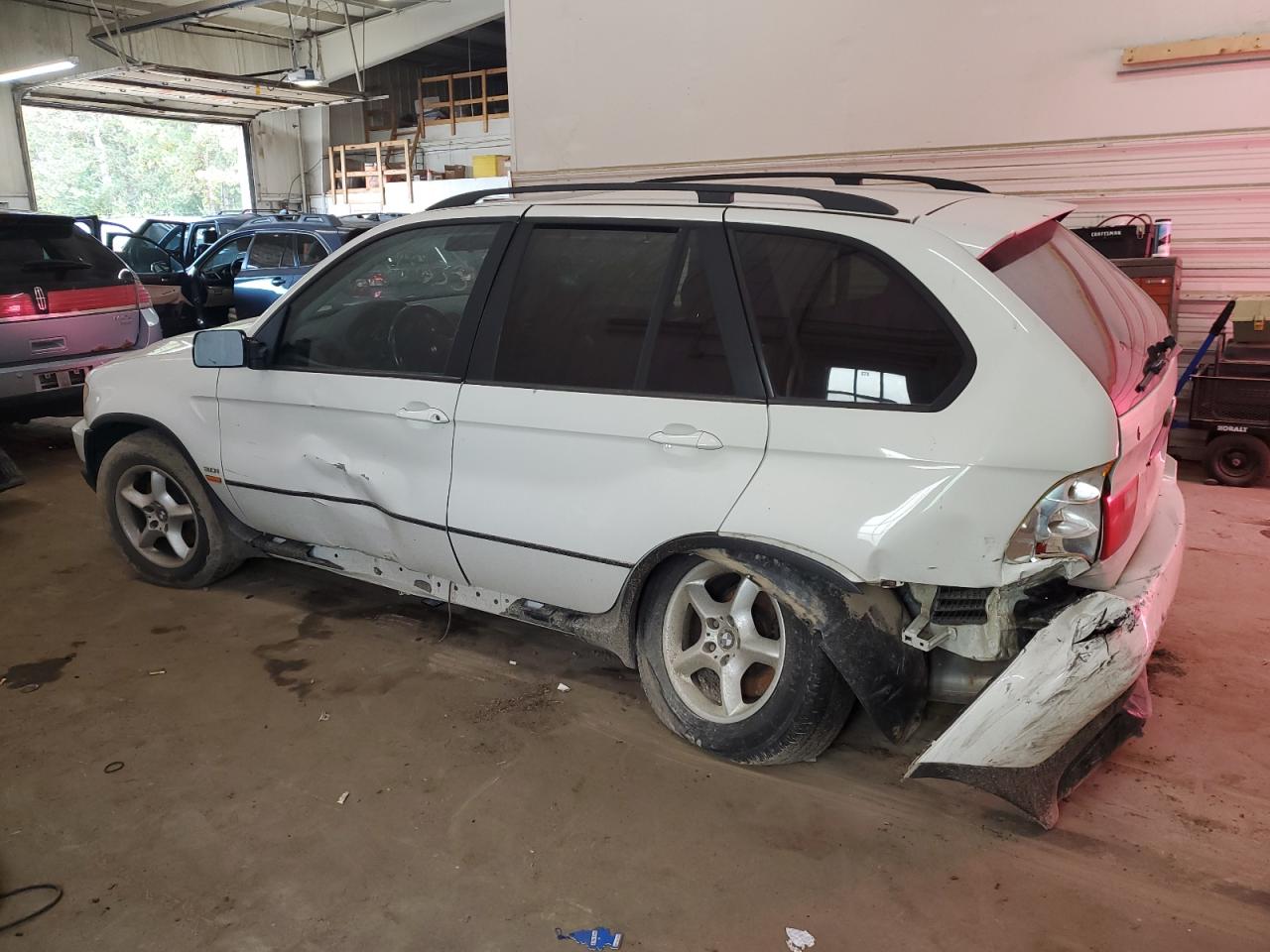 2002 Bmw X5 3.0i White vin: 5UXFA53532LP29007