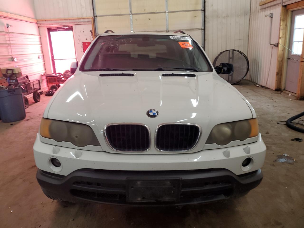2002 Bmw X5 3.0i White vin: 5UXFA53532LP29007