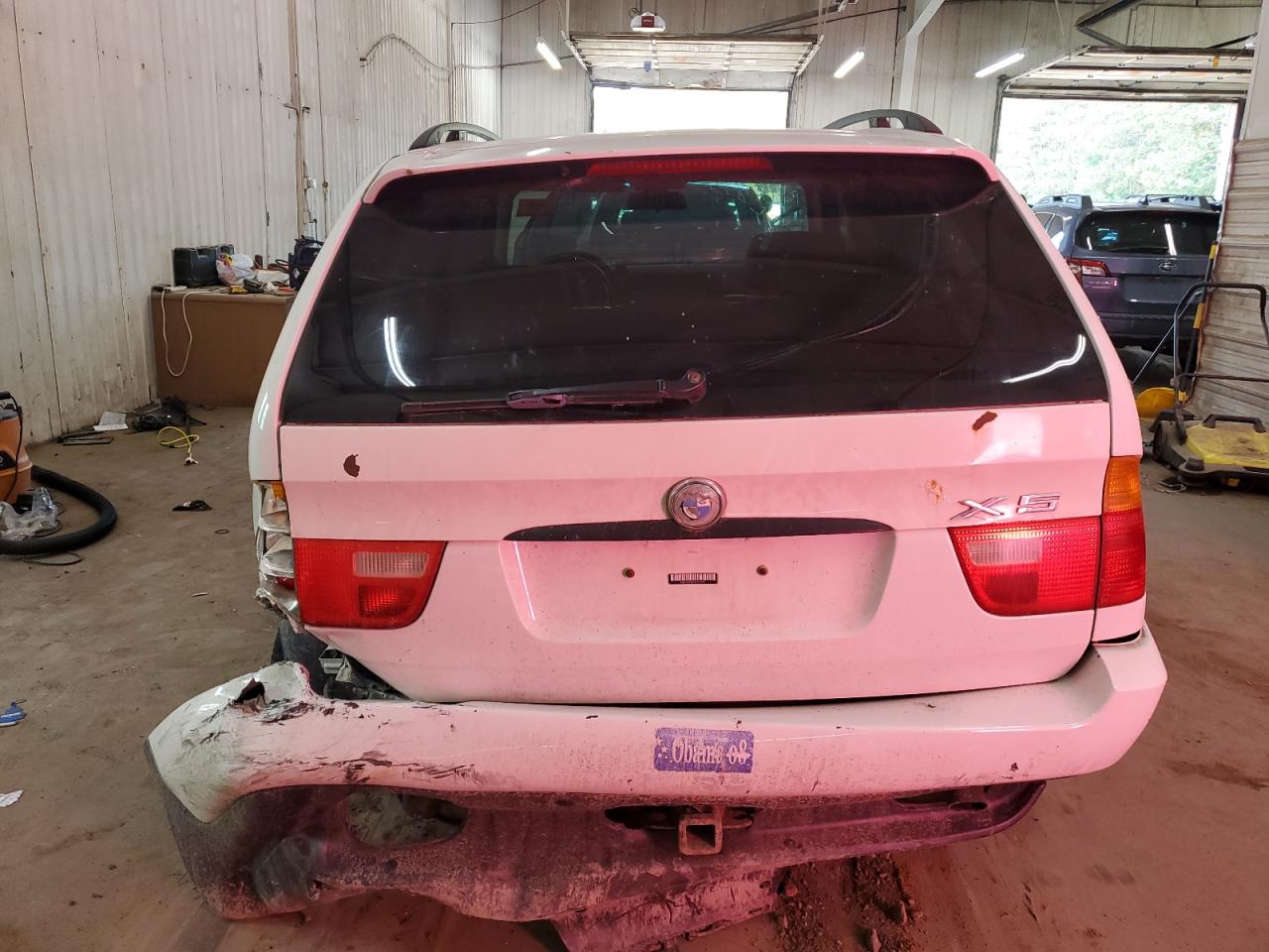 2002 Bmw X5 3.0i White vin: 5UXFA53532LP29007