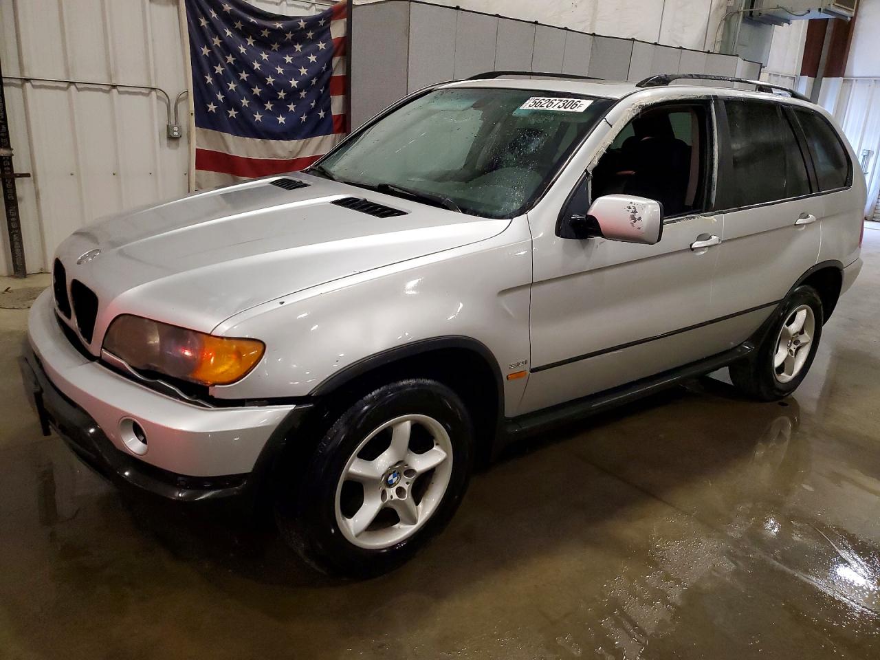 2002 Bmw X5 3.0i Silver vin: 5UXFA53532LP35888