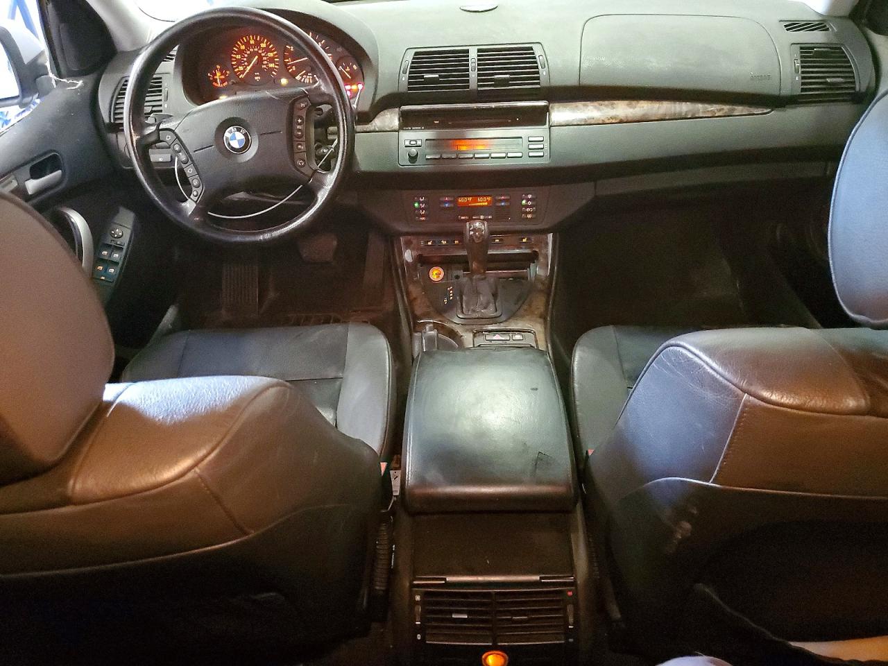 2002 Bmw X5 3.0i Silver vin: 5UXFA53532LP35888
