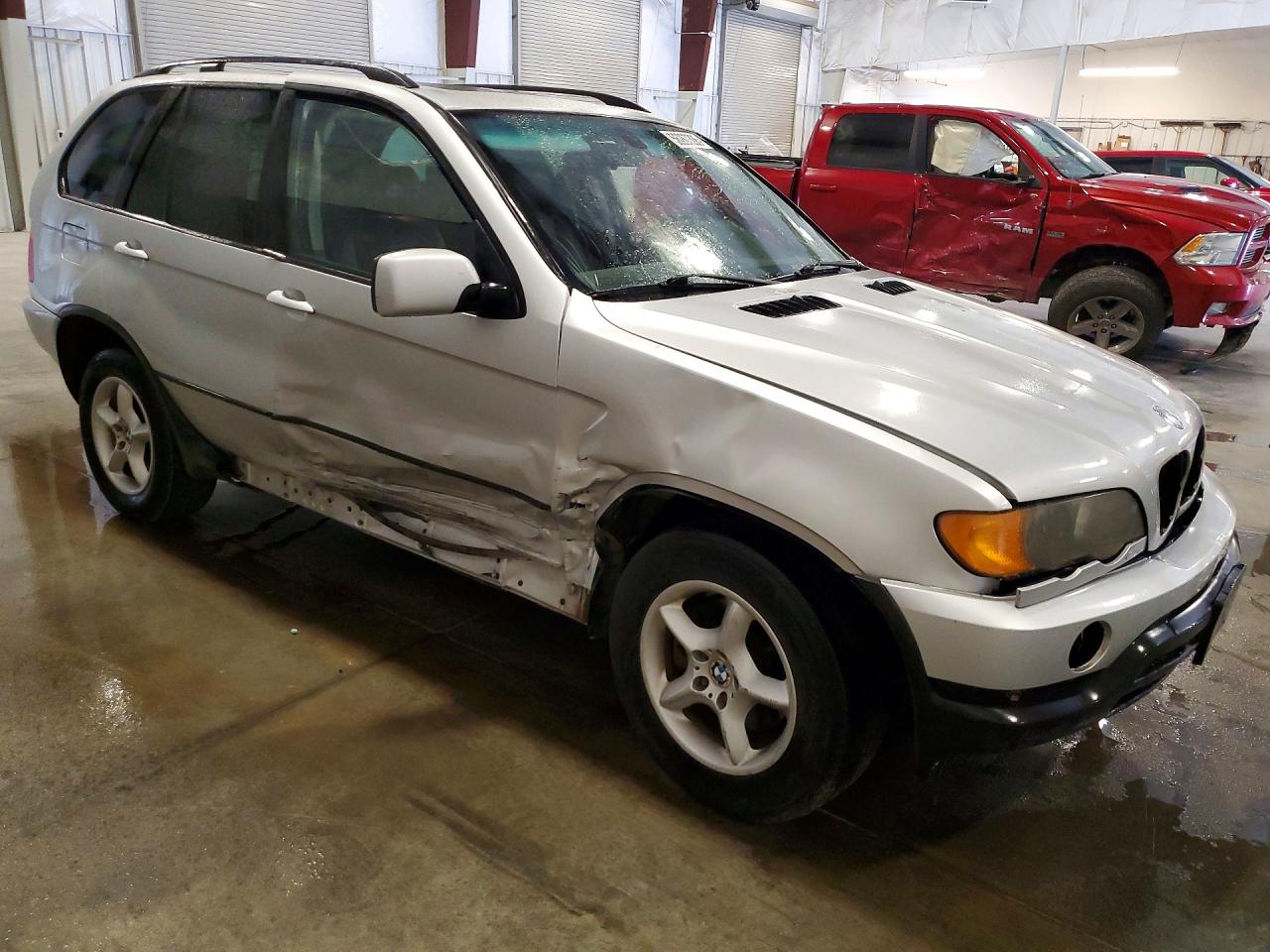 2002 Bmw X5 3.0i Silver vin: 5UXFA53532LP35888