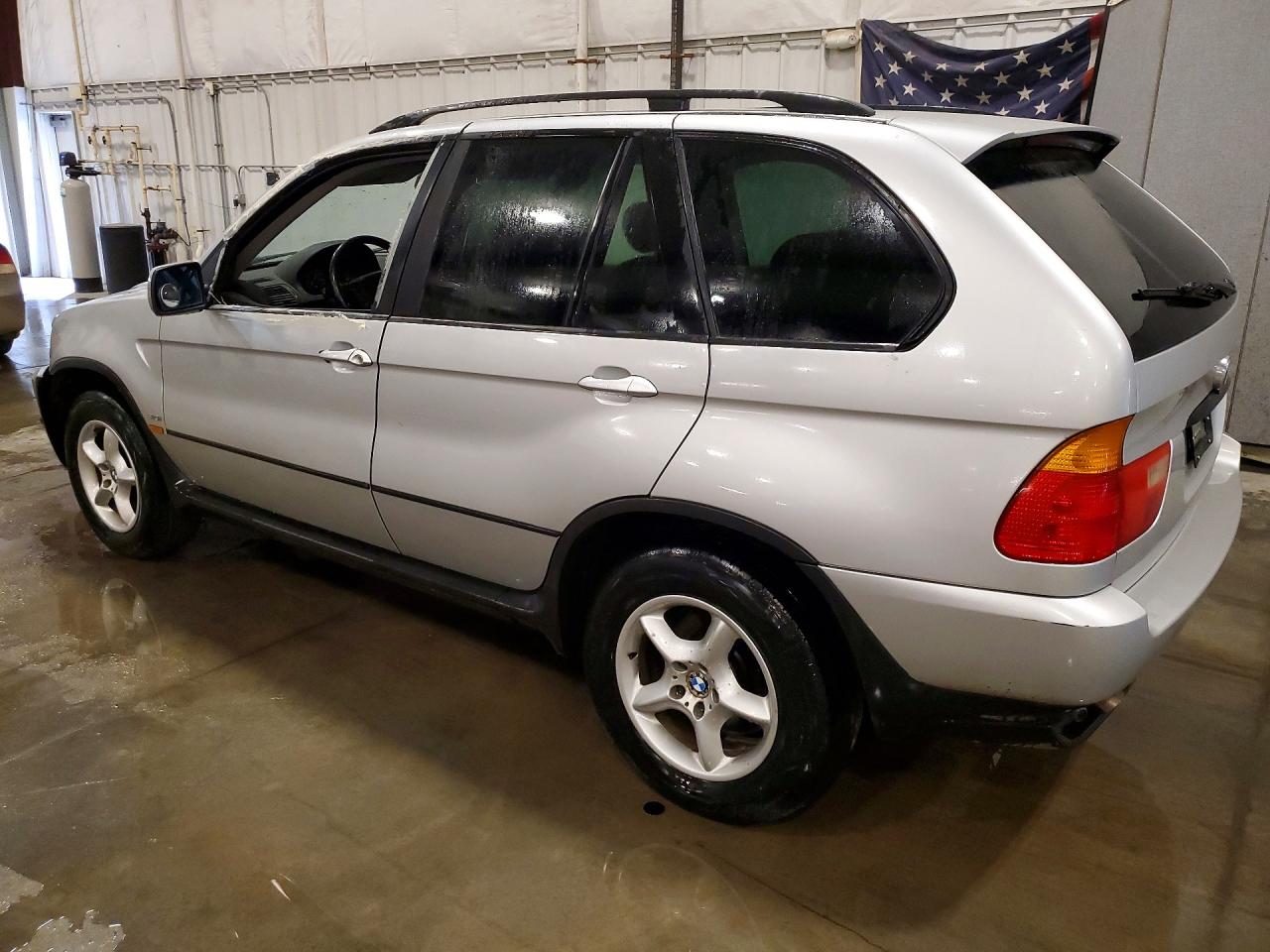 2002 Bmw X5 3.0i Silver vin: 5UXFA53532LP35888