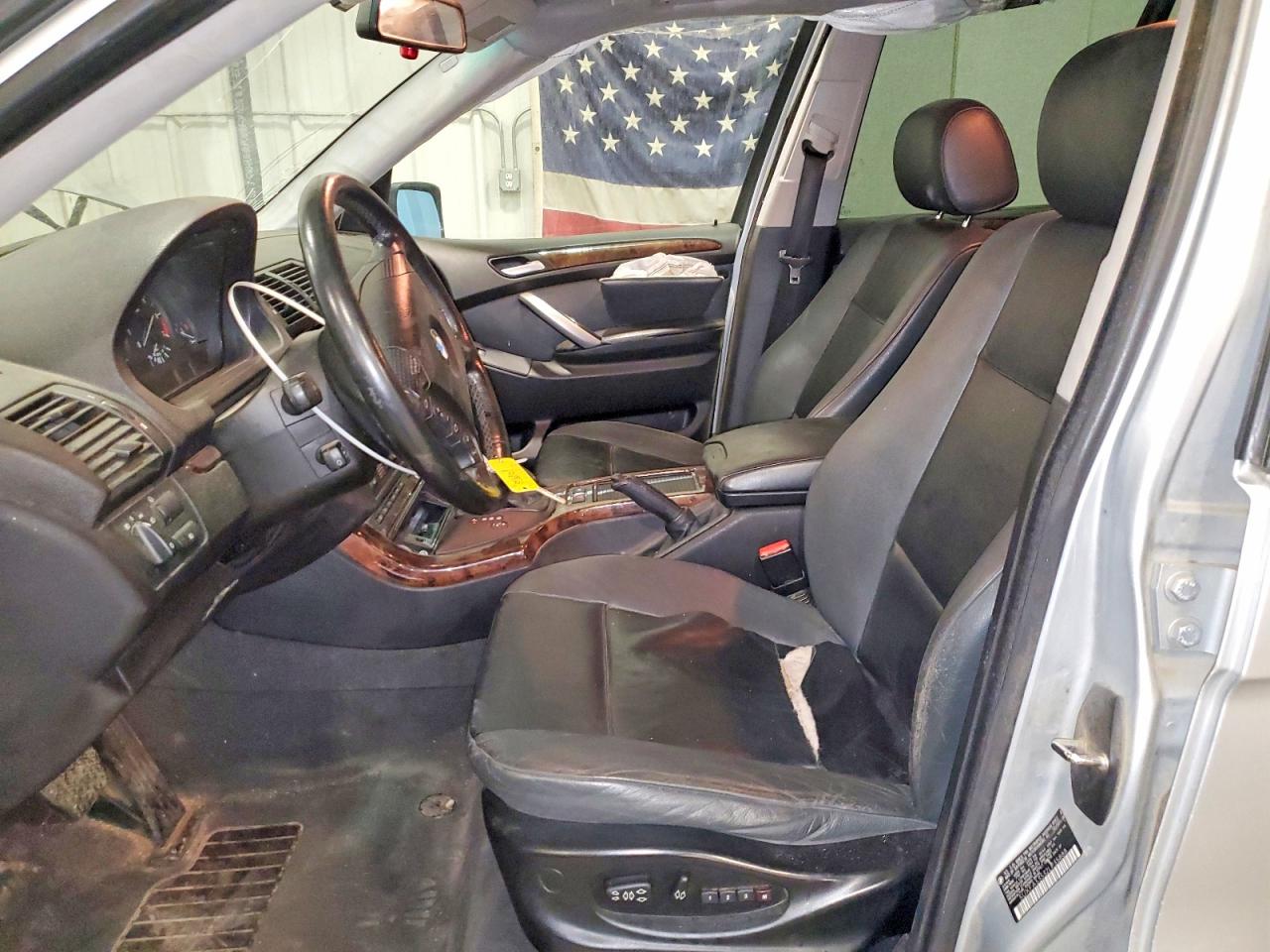 2002 Bmw X5 3.0i Silver vin: 5UXFA53532LP35888