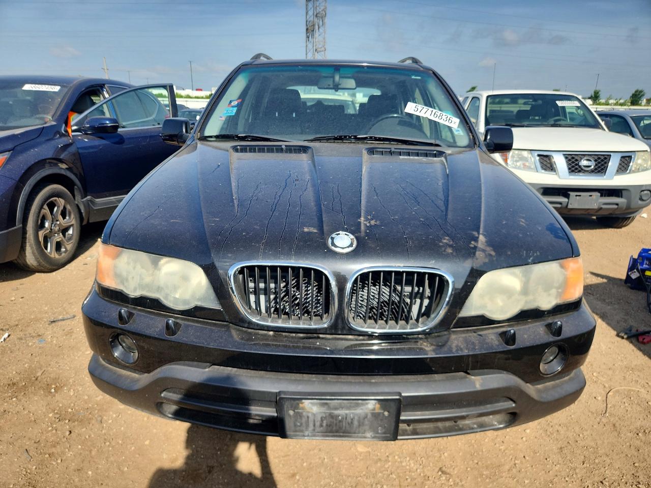 2002 Bmw X5 3.0i Black vin: 5UXFA53532LP45093