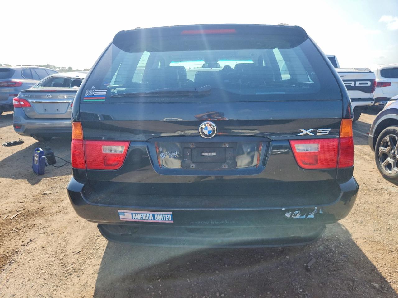 2002 Bmw X5 3.0i Black vin: 5UXFA53532LP45093