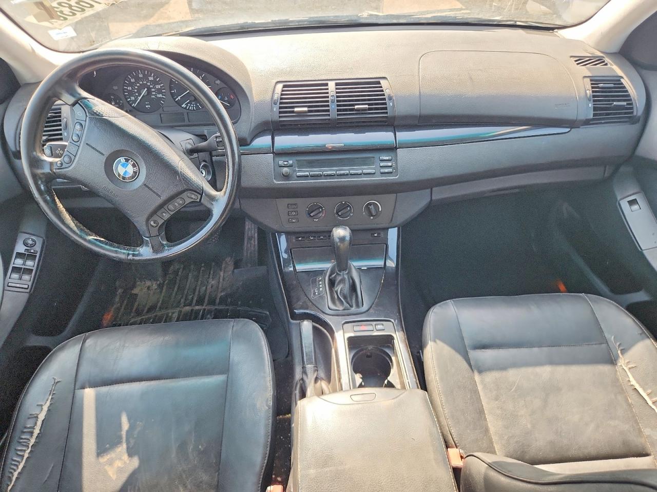2002 Bmw X5 3.0i Black vin: 5UXFA53532LP45093