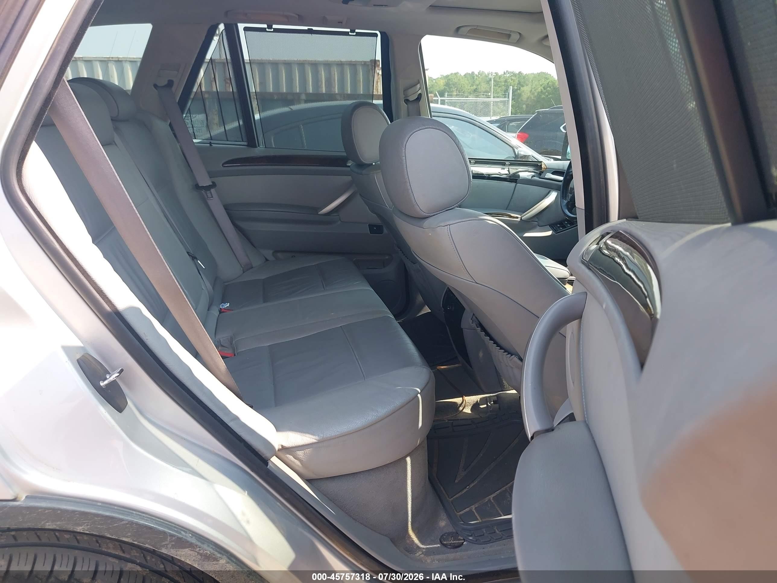 2002 Bmw X5 3.0i Silver vin: 5UXFA53542LP29033