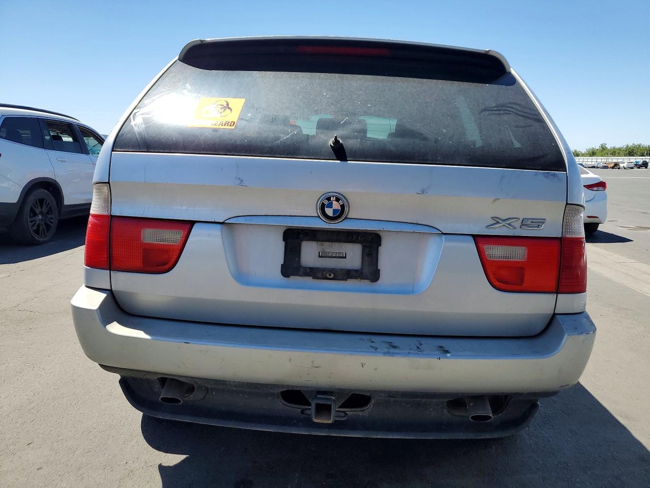 2003 Bmw X5 3.0i Silver vin: 5UXFA53543LV92127