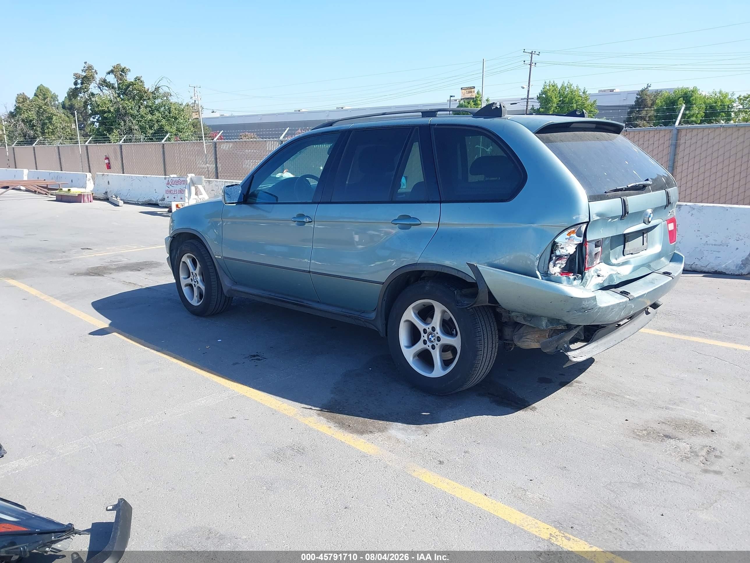 2003 Bmw X5 3.0i Green vin: 5UXFA53553LW23207