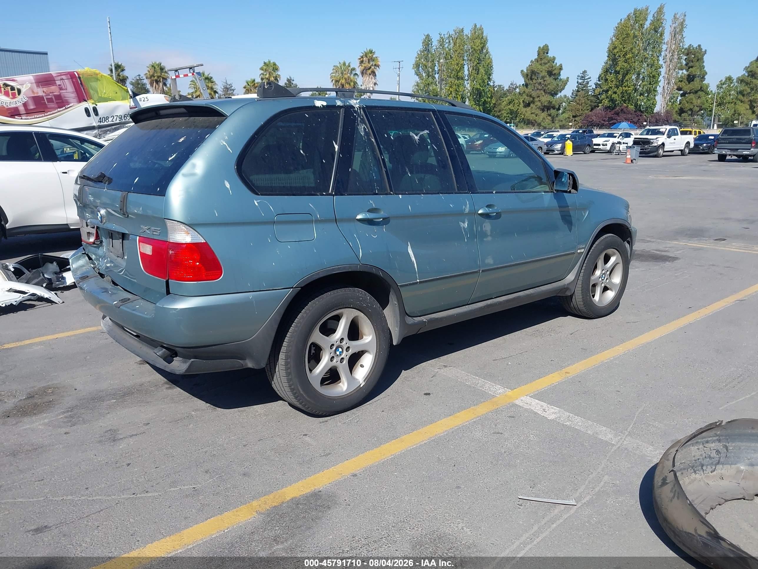 2003 Bmw X5 3.0i Green vin: 5UXFA53553LW23207