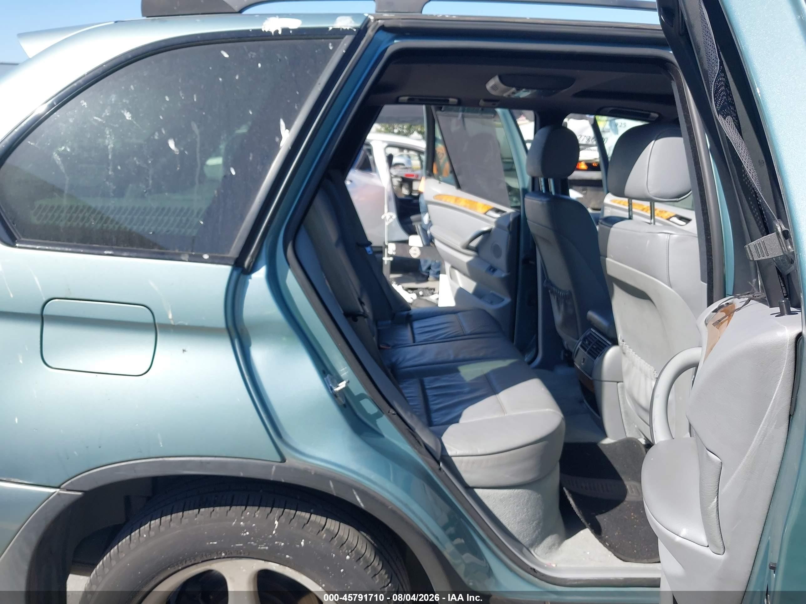 2003 Bmw X5 3.0i Green vin: 5UXFA53553LW23207