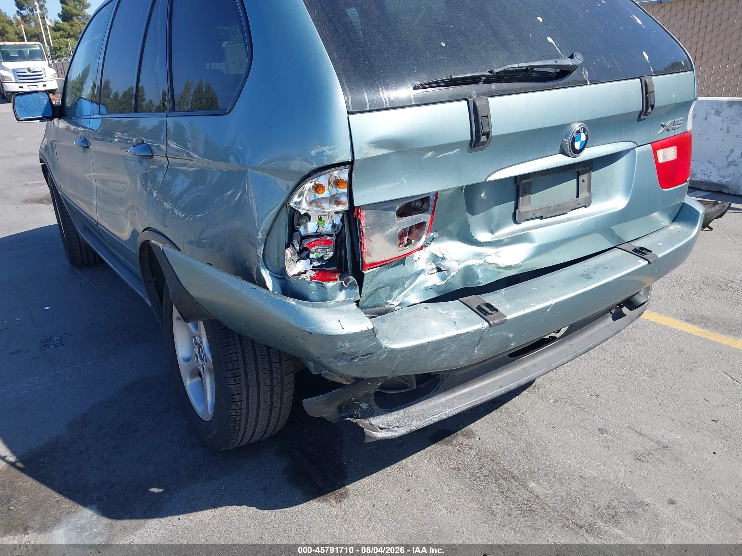 2003 Bmw X5 3.0i Green vin: 5UXFA53553LW23207
