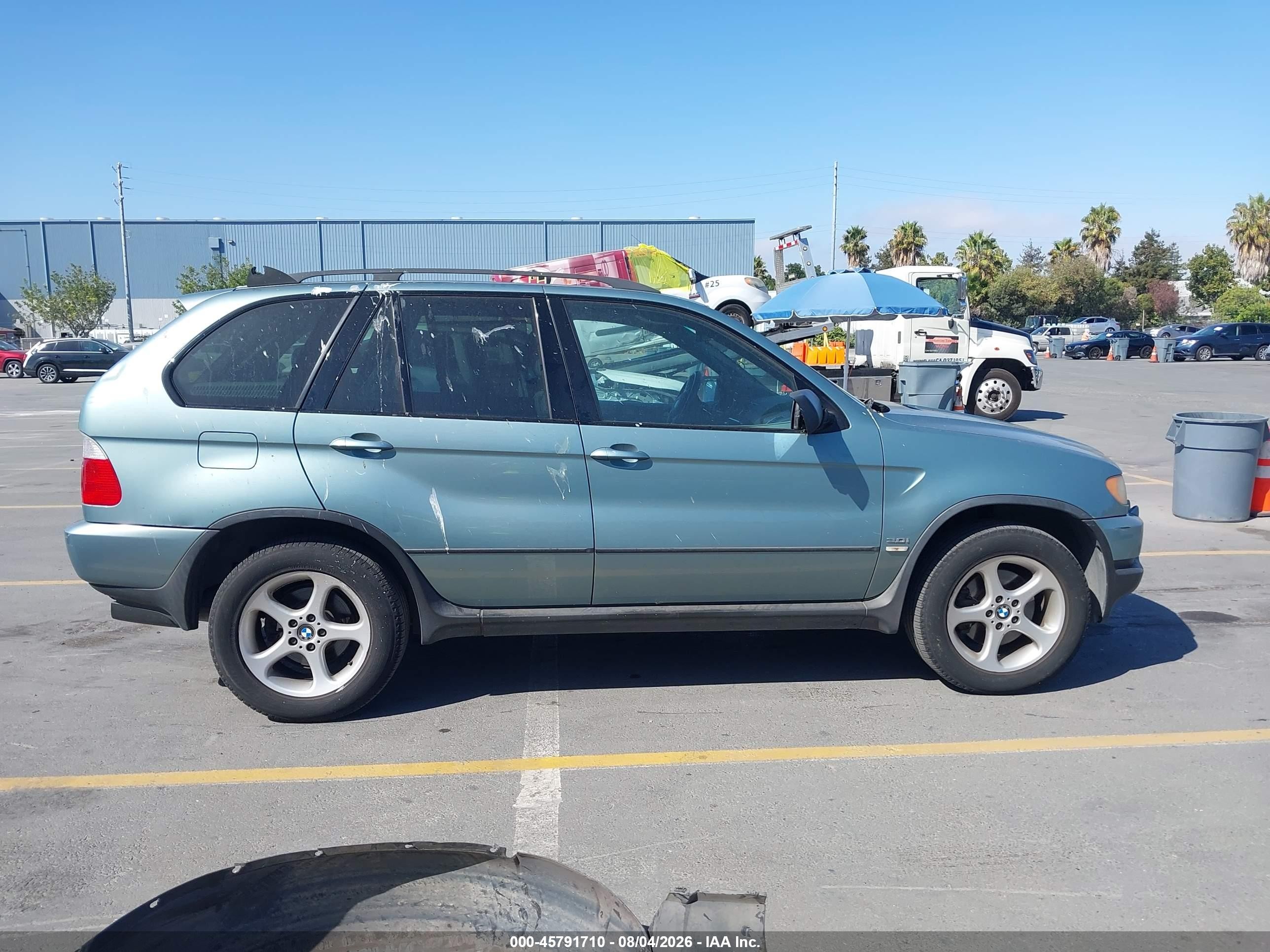 2003 Bmw X5 3.0i Green vin: 5UXFA53553LW23207