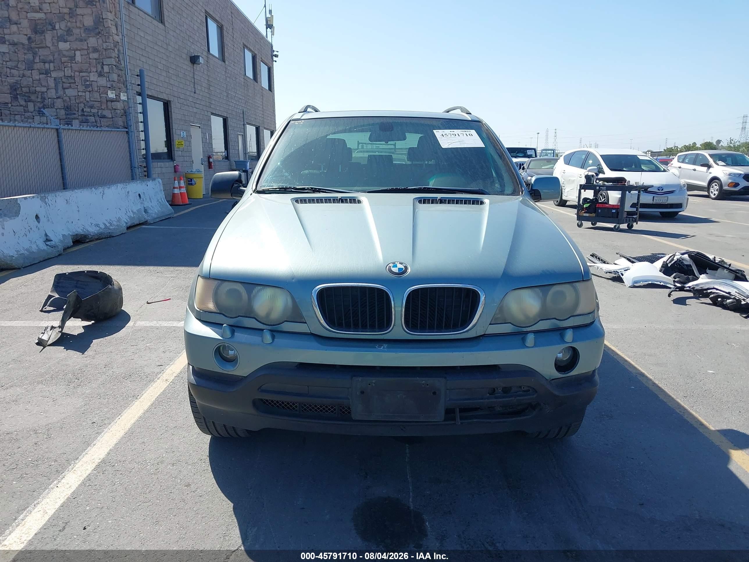 2003 Bmw X5 3.0i Green vin: 5UXFA53553LW23207