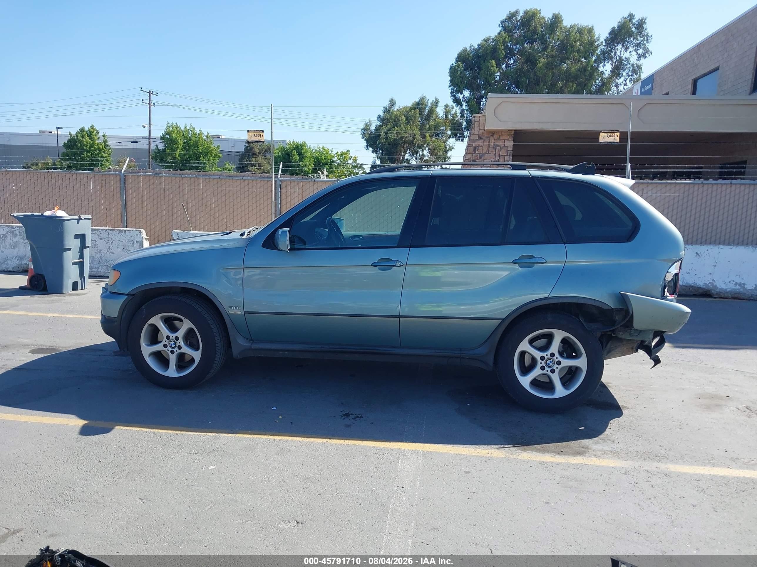 2003 Bmw X5 3.0i Green vin: 5UXFA53553LW23207