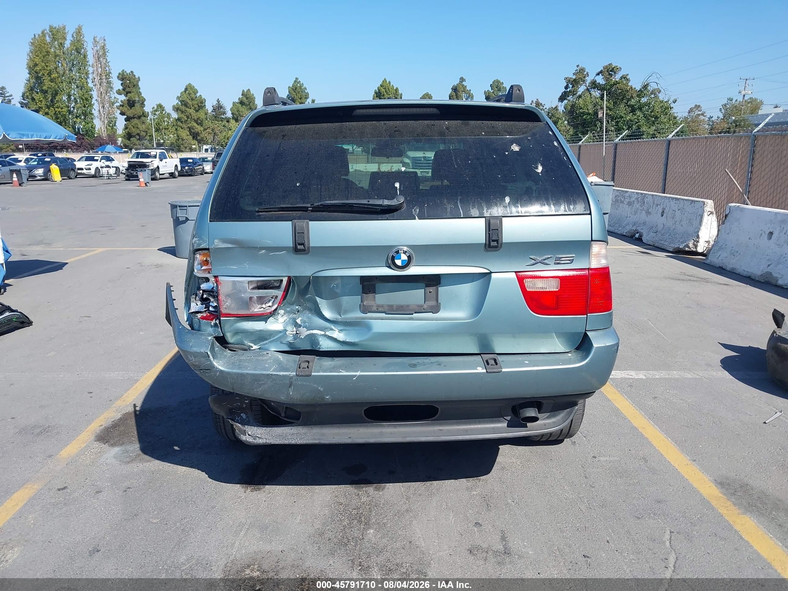 2003 Bmw X5 3.0i Green vin: 5UXFA53553LW23207