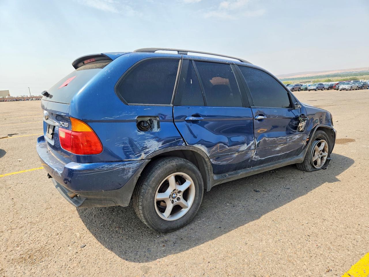 2002 Bmw X5 3.0i Blue vin: 5UXFA53562LP41197
