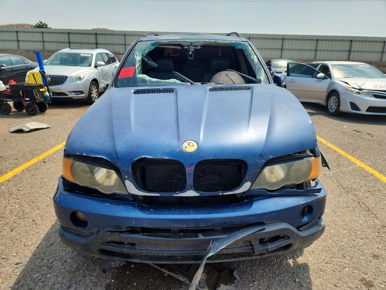 2002 Bmw X5 3.0i Blue vin: 5UXFA53562LP41197