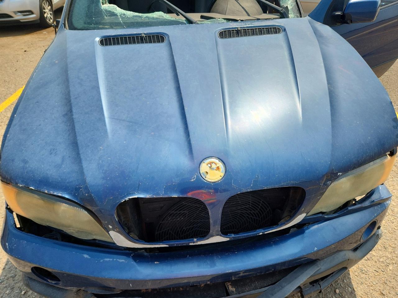 2002 Bmw X5 3.0i Blue vin: 5UXFA53562LP41197