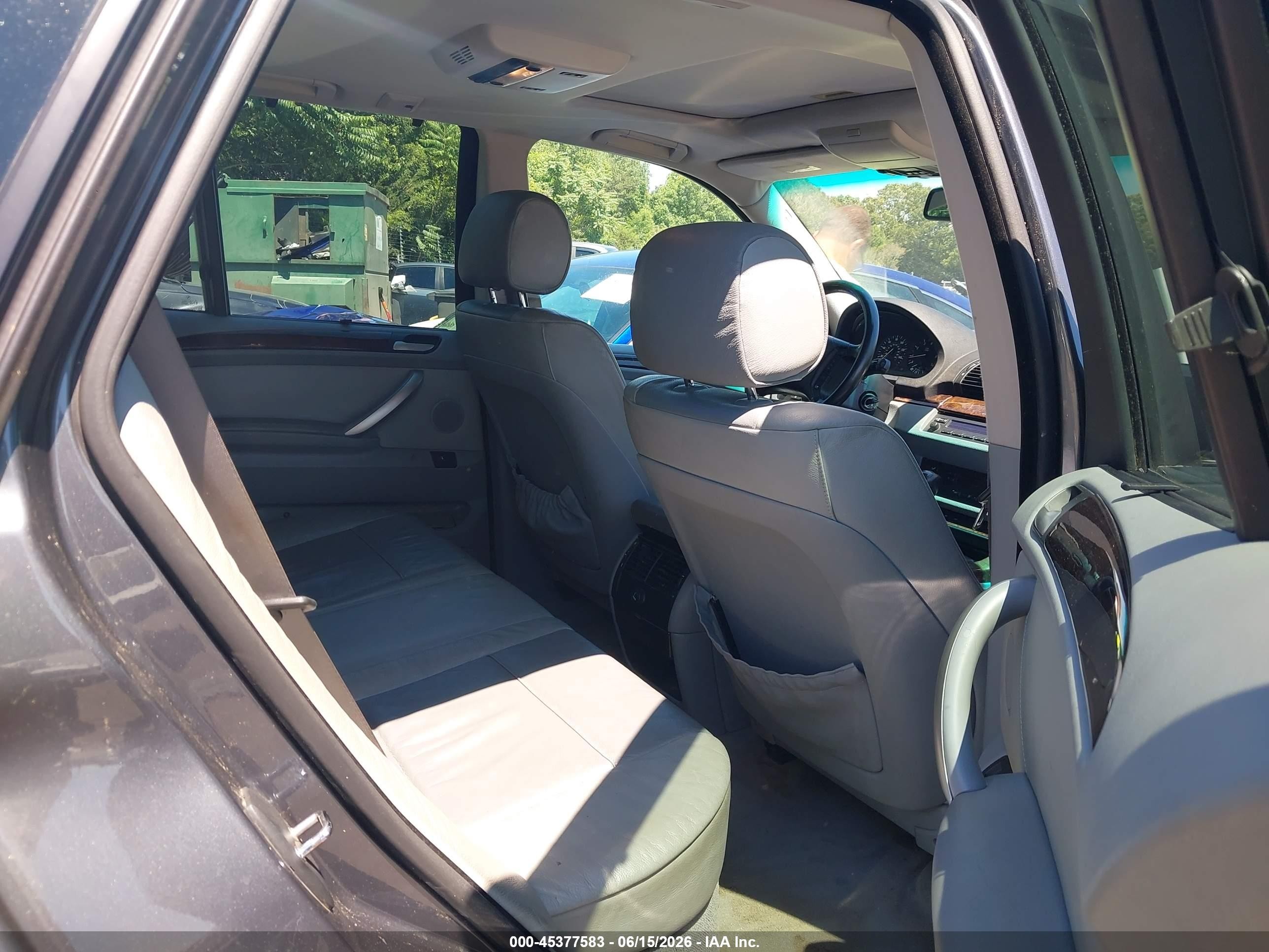 2002 Bmw X5 3.0i Gray vin: 5UXFA53562LP43435