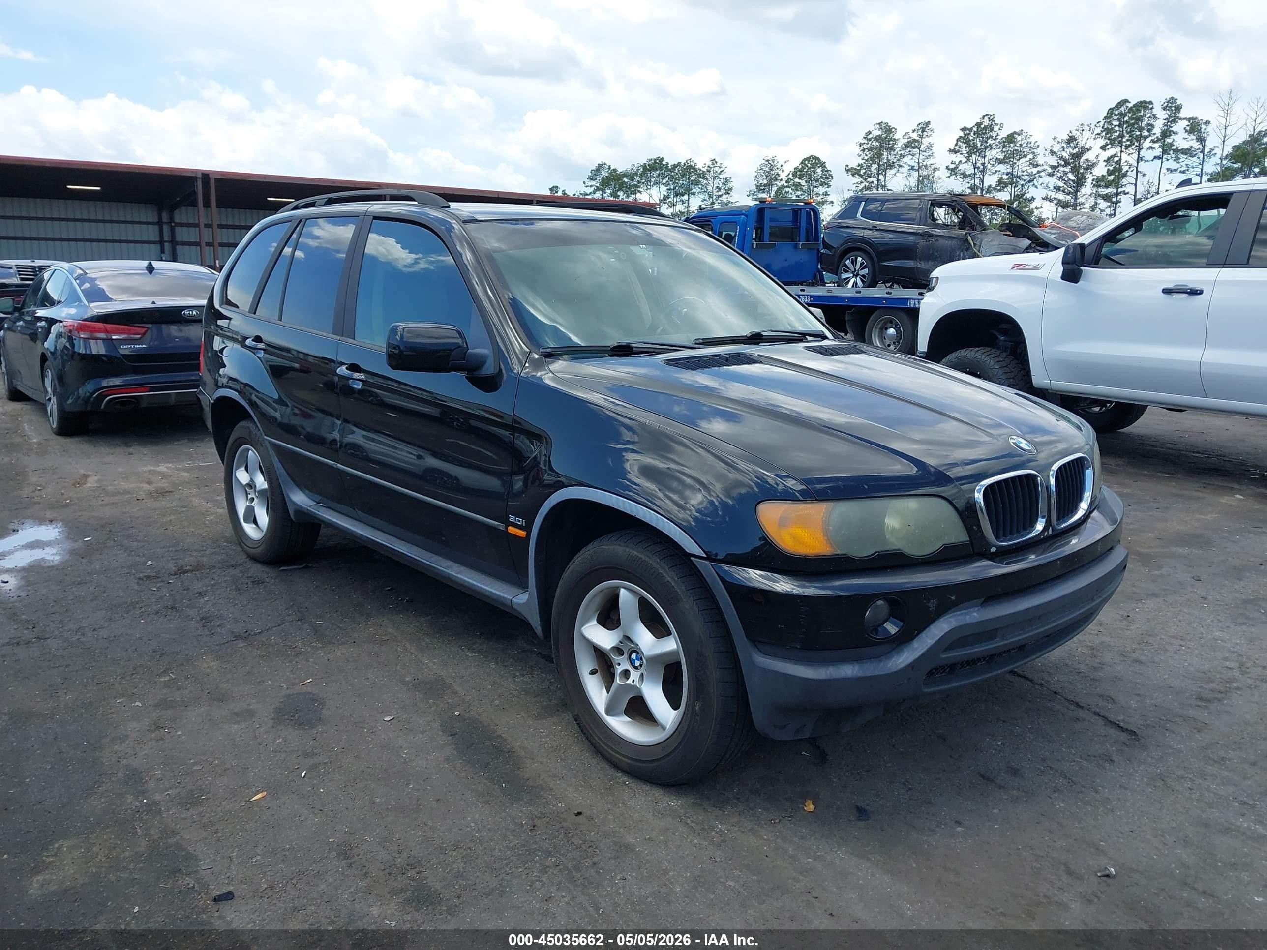 2003 Bmw X5 3.0i Black vin: 5UXFA53563LV81338