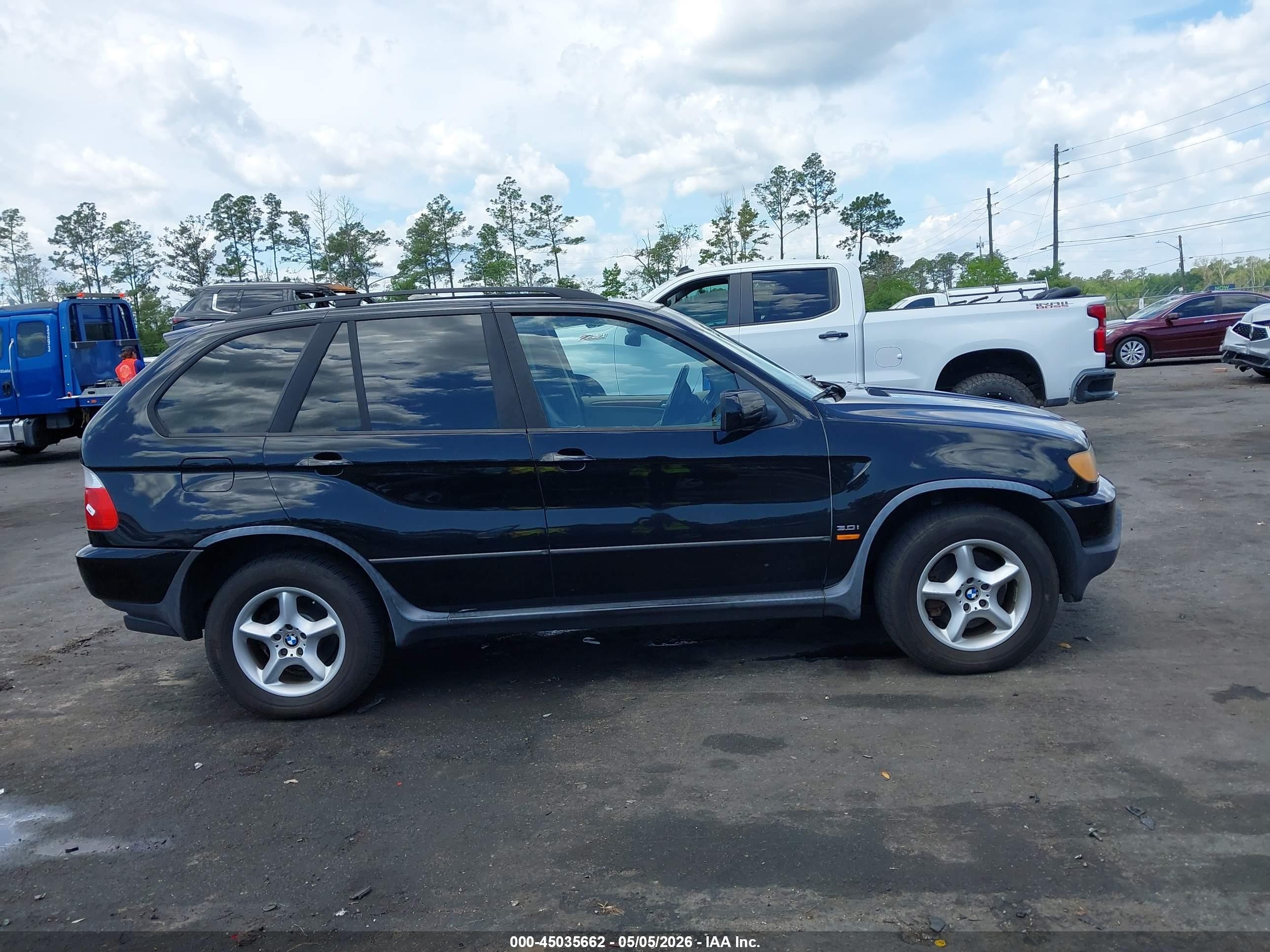 2003 Bmw X5 3.0i Black vin: 5UXFA53563LV81338