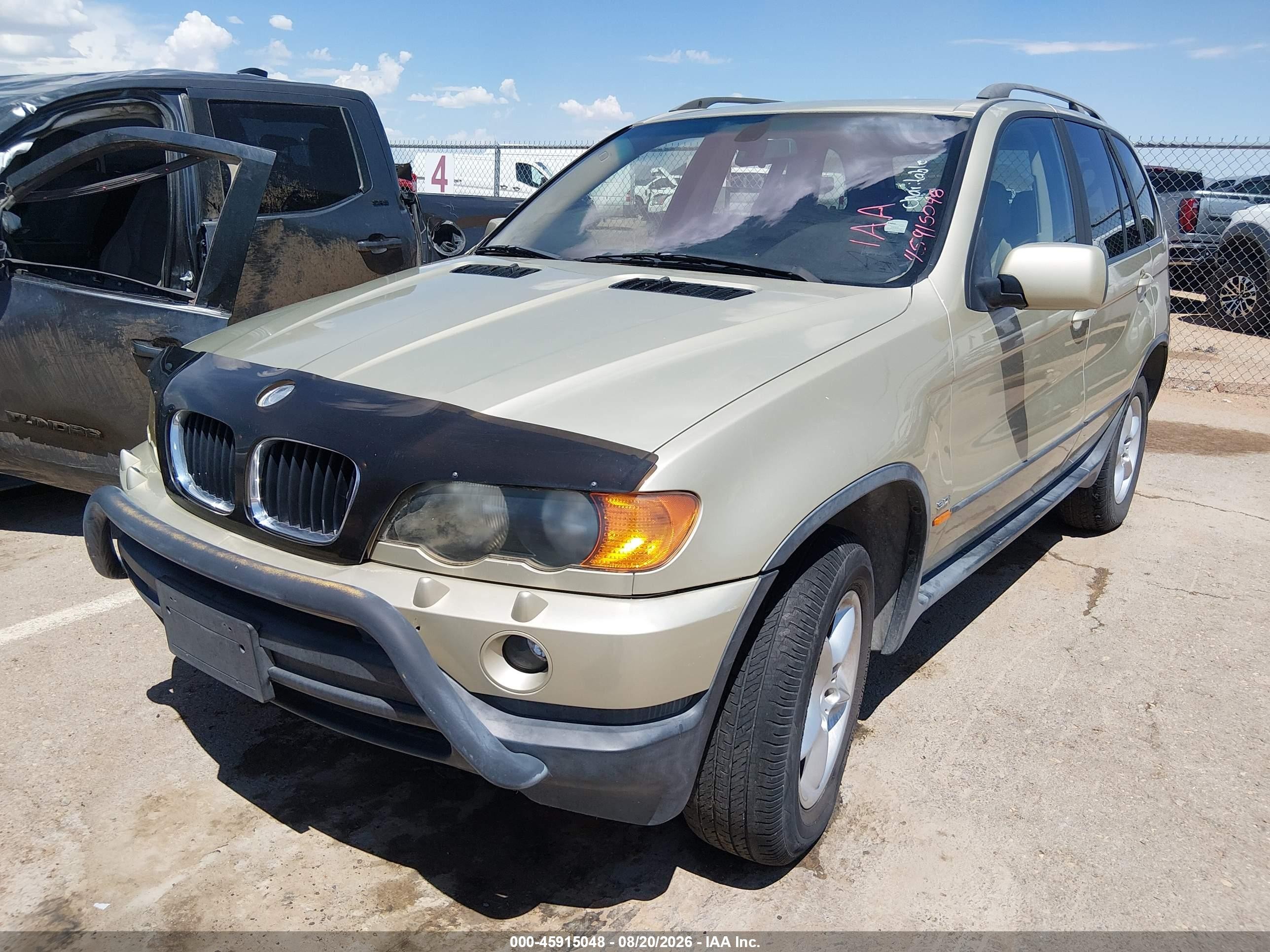 2003 Bmw X5 3.0i Gold vin: 5UXFA53563LW25838