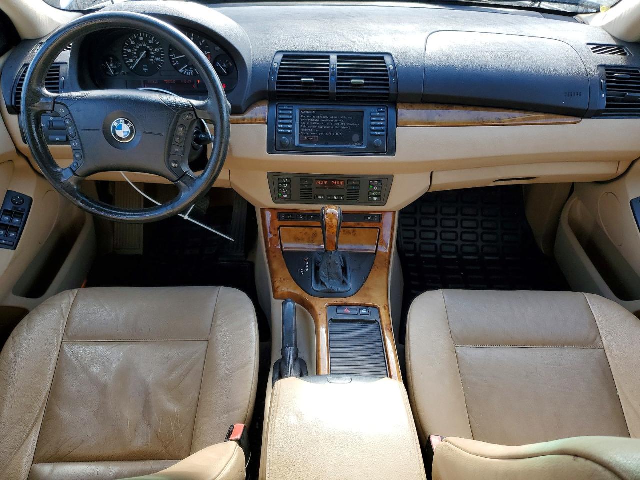 2002 Bmw X5 3.0i White vin: 5UXFA53572LP35361