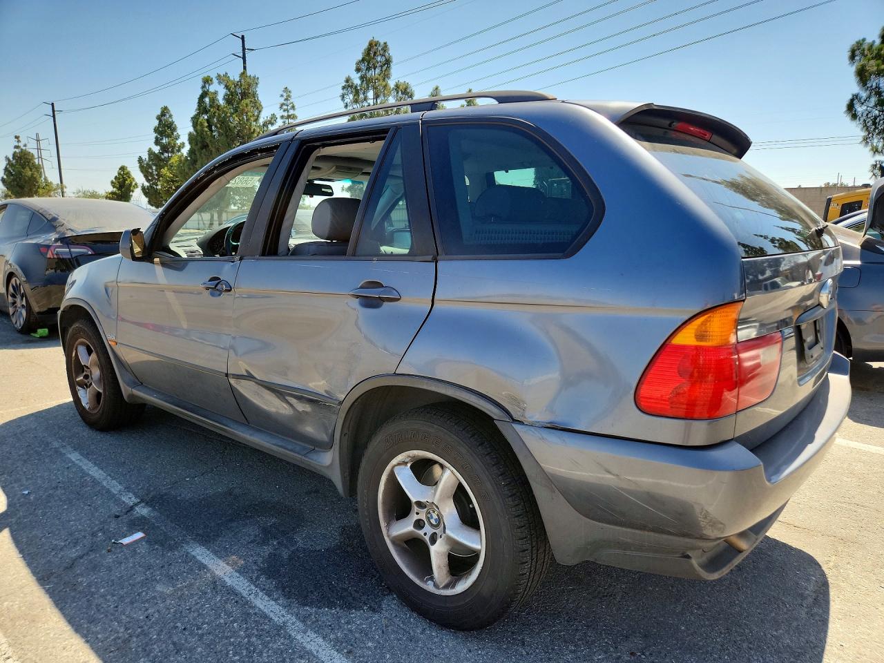 2002 Bmw X5 Gray vin: 5UXFA53572LP56775