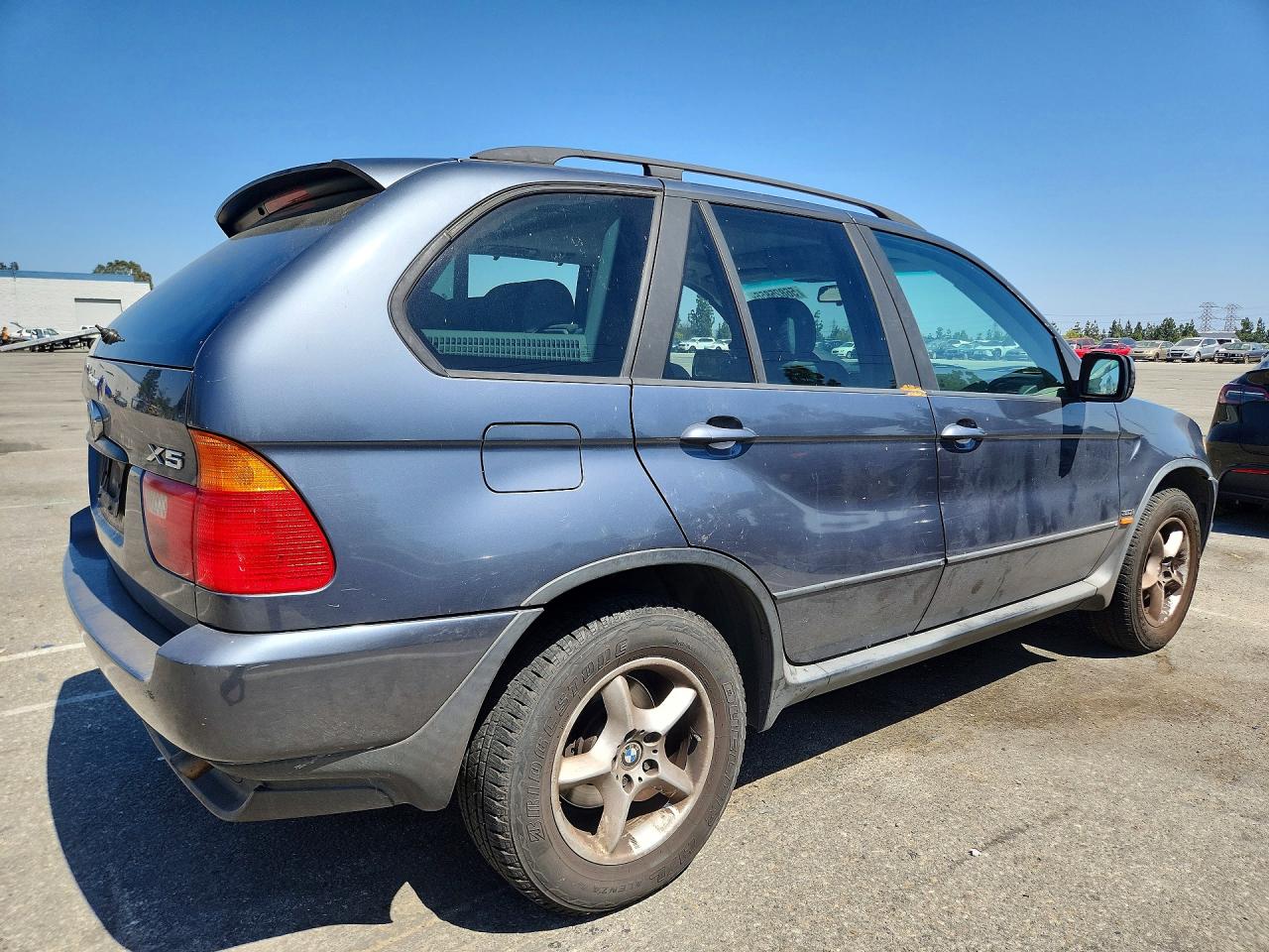 2002 Bmw X5 Gray vin: 5UXFA53572LP56775