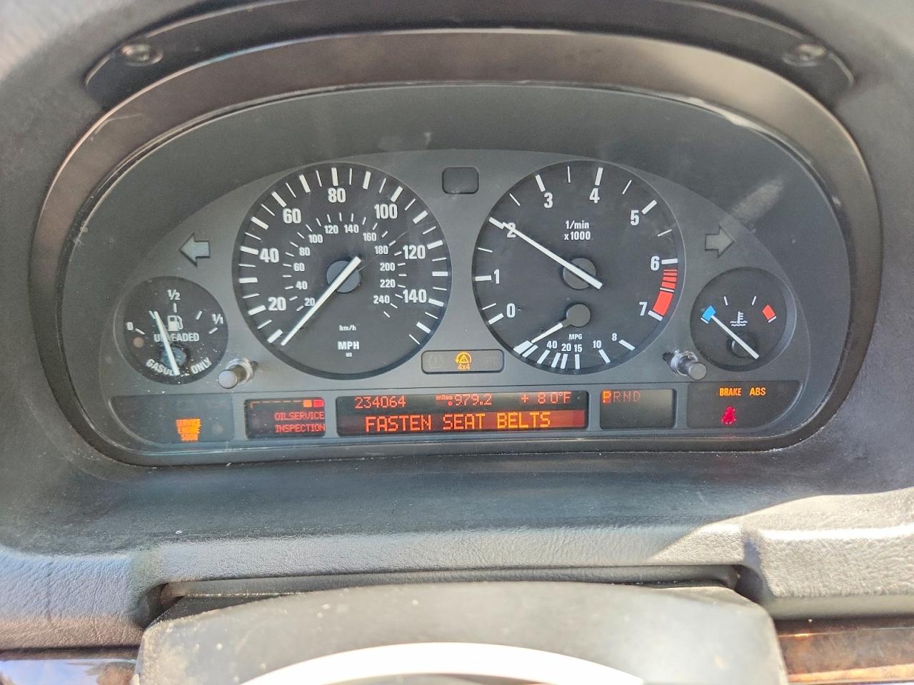 2002 Bmw X5 Gray vin: 5UXFA53572LP56775