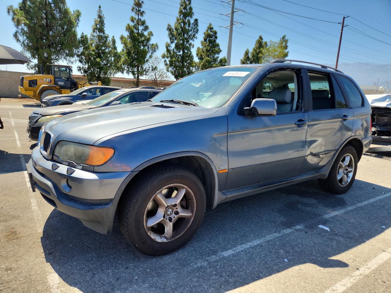 2002 Bmw X5 Gray vin: 5UXFA53572LP56775