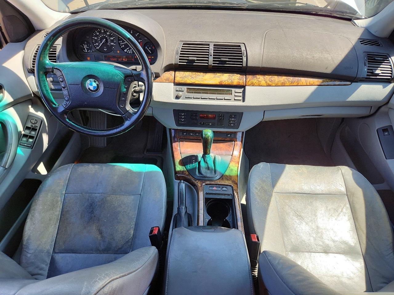 2002 Bmw X5 Gray vin: 5UXFA53572LP56775