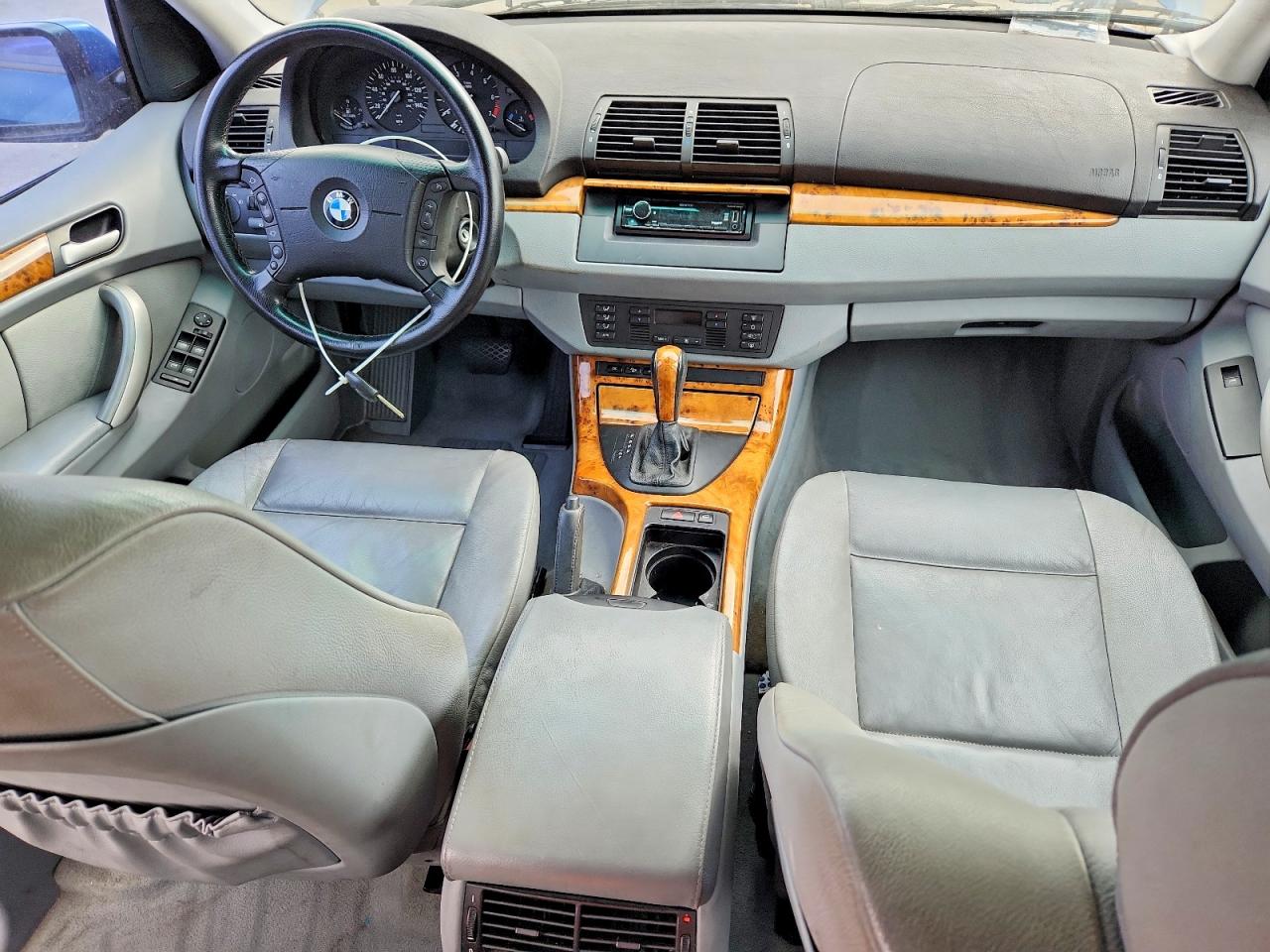 2002 Bmw X5 3.0i Синий vin: 5UXFA53582LP33005