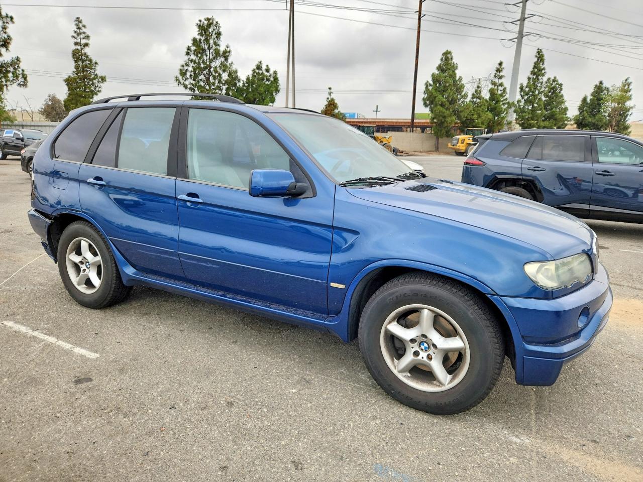 2002 Bmw X5 3.0i Синий vin: 5UXFA53582LP33005